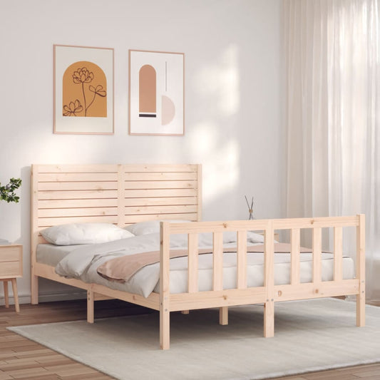 vidaXL Bed Frame without Mattress 120x200 cm Solid Wood Pine