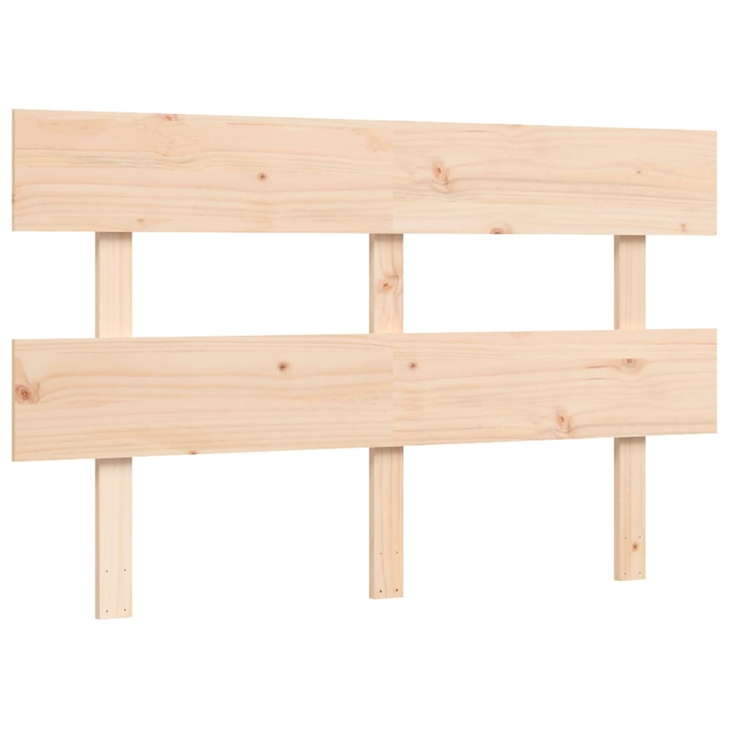 vidaXL Bed Frame without Mattress Small Double Solid Wood Pine