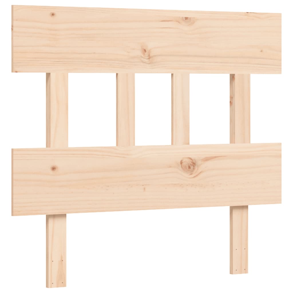 vidaXL Bed Frame without Mattress Single Solid Wood Pine