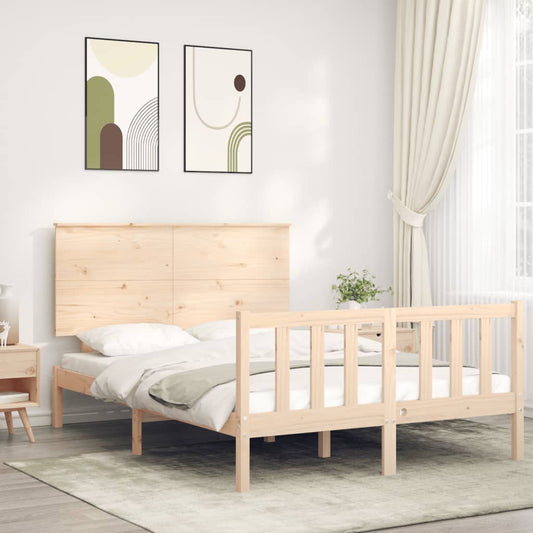 vidaXL Bed Frame without Mattress 120x200 cm Solid Wood Pine