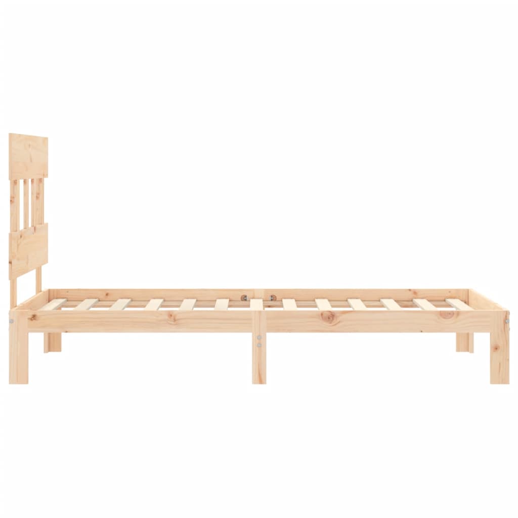 vidaXL Bed Frame without Mattress 90x200 cm Solid Wood Pine