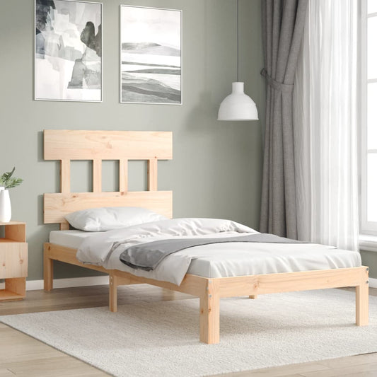 vidaXL Bed Frame without Mattress 90x200 cm Solid Wood Pine