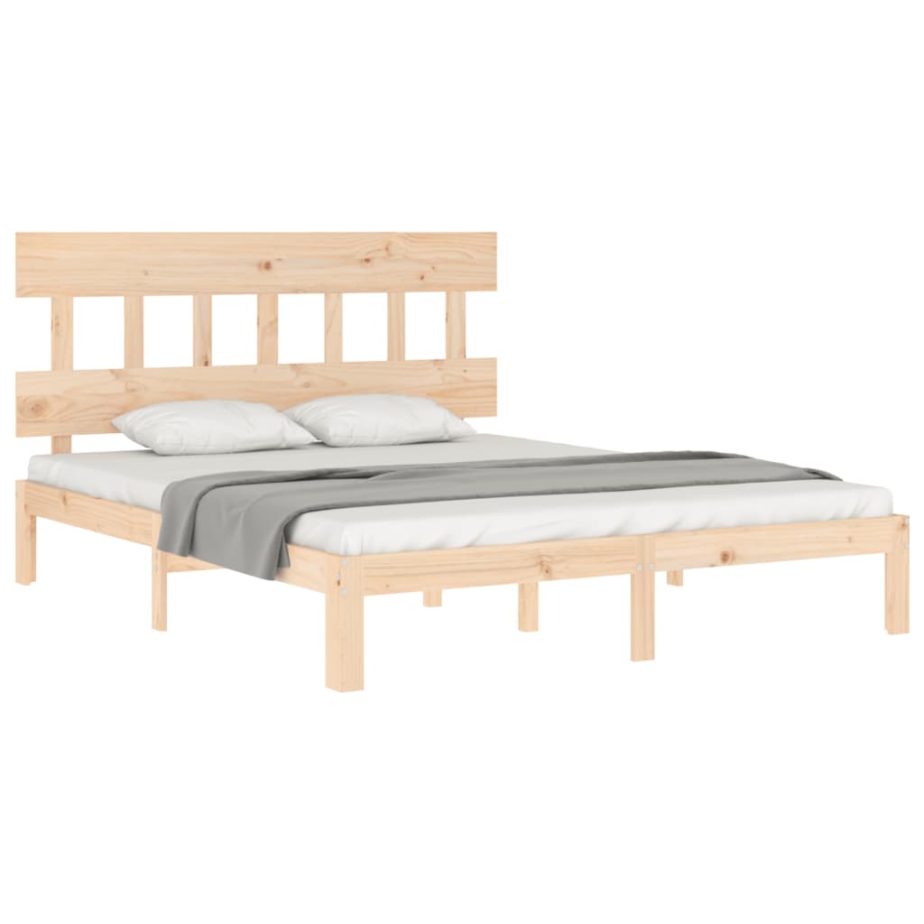 vidaXL Bed Frame without Mattress 160x200 cm Solid Wood Pine