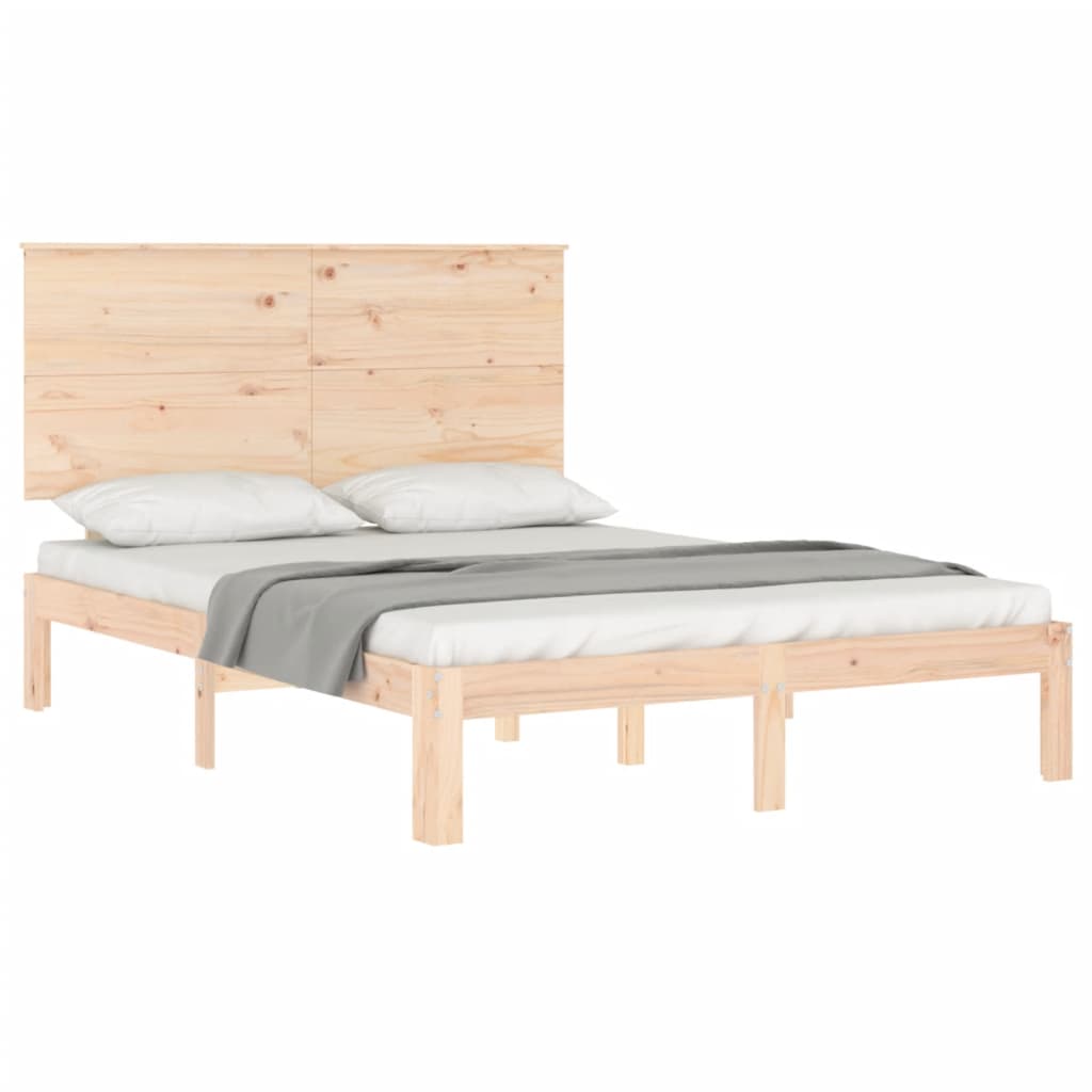 vidaXL Bed Frame without Mattress 120x200 cm Solid Wood Pine