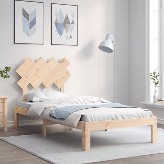 vidaXL Bed Frame without Mattress 90x200 cm Solid Wood Pine