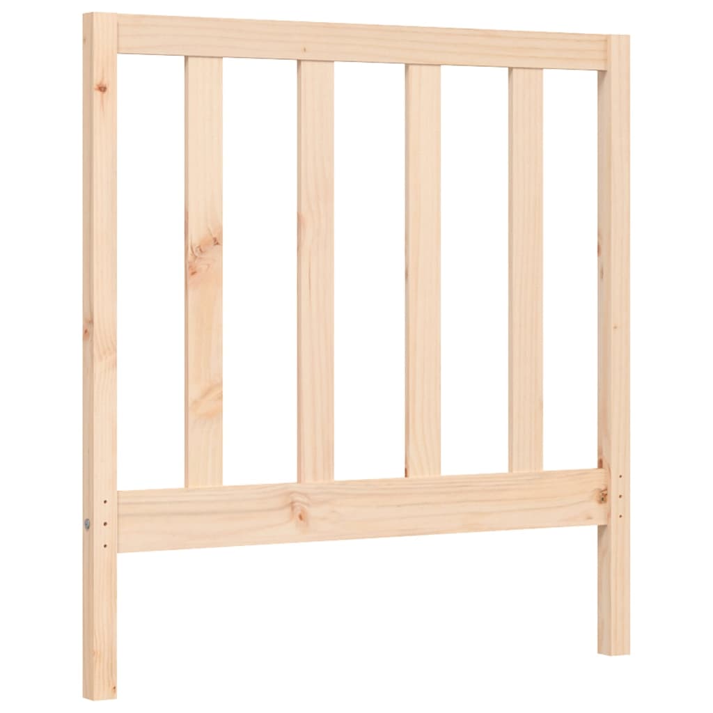 vidaXL Bed Frame without Mattress Small Single Solid Wood Pine