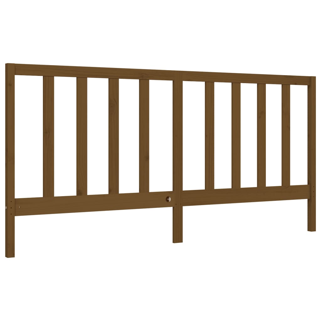 vidaXL Bed Frame without Mattress Honey Brown 200x200 cm Solid Wood Pine