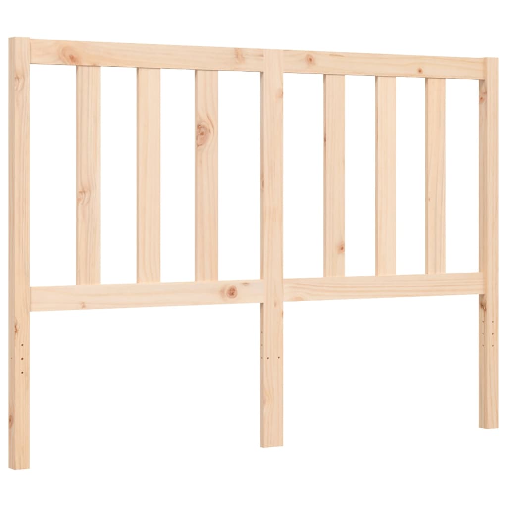 vidaXL Bed Frame without Mattress Small Double Solid Wood Pine