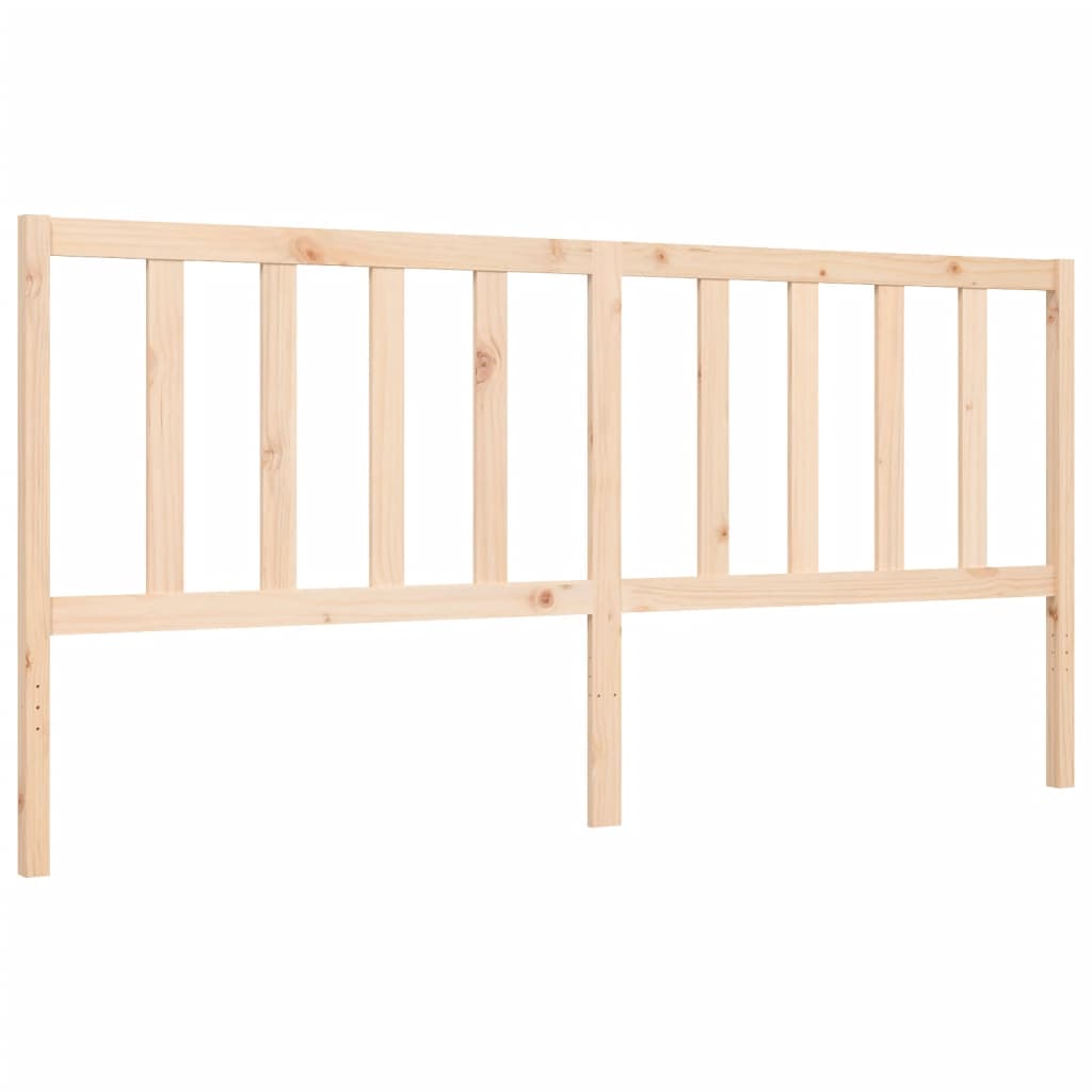 vidaXL Bed Frame without Mattress 200x200 cm Solid Wood Pine