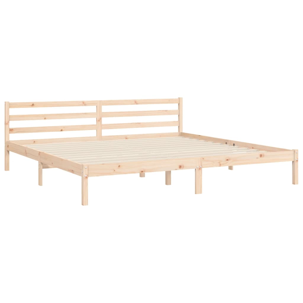 vidaXL Bed Frame without Mattress 200x200 cm Solid Wood Pine