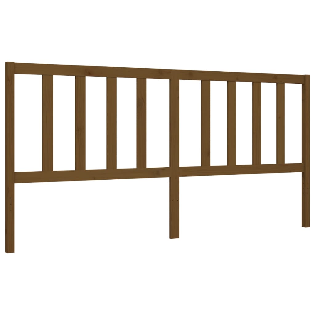 vidaXL Bed Frame without Mattress Honey Brown 200x200 cm Solid Wood Pine