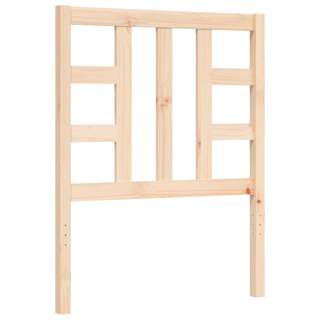 vidaXL Bed Frame without Mattress Small Single Solid Wood Pine