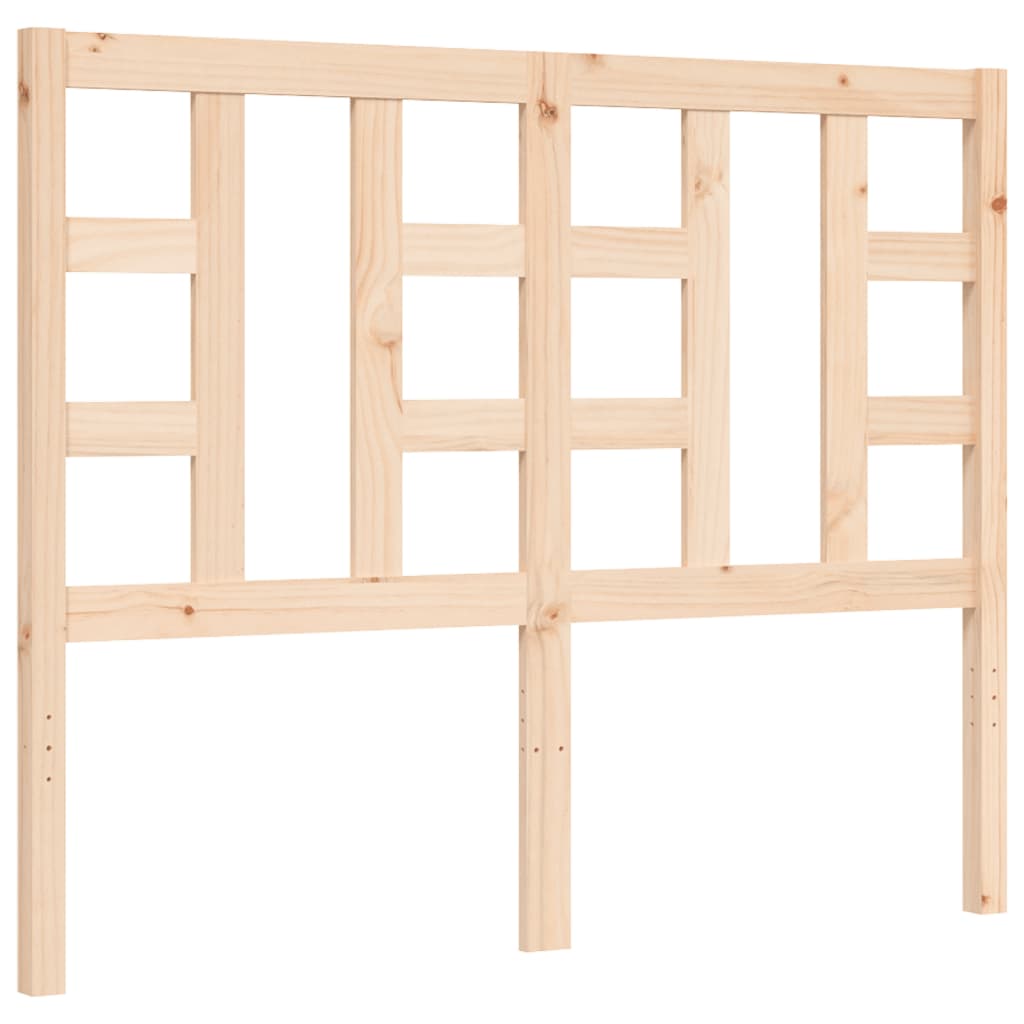 vidaXL Bed Frame without Mattress Small Double Solid Wood Pine