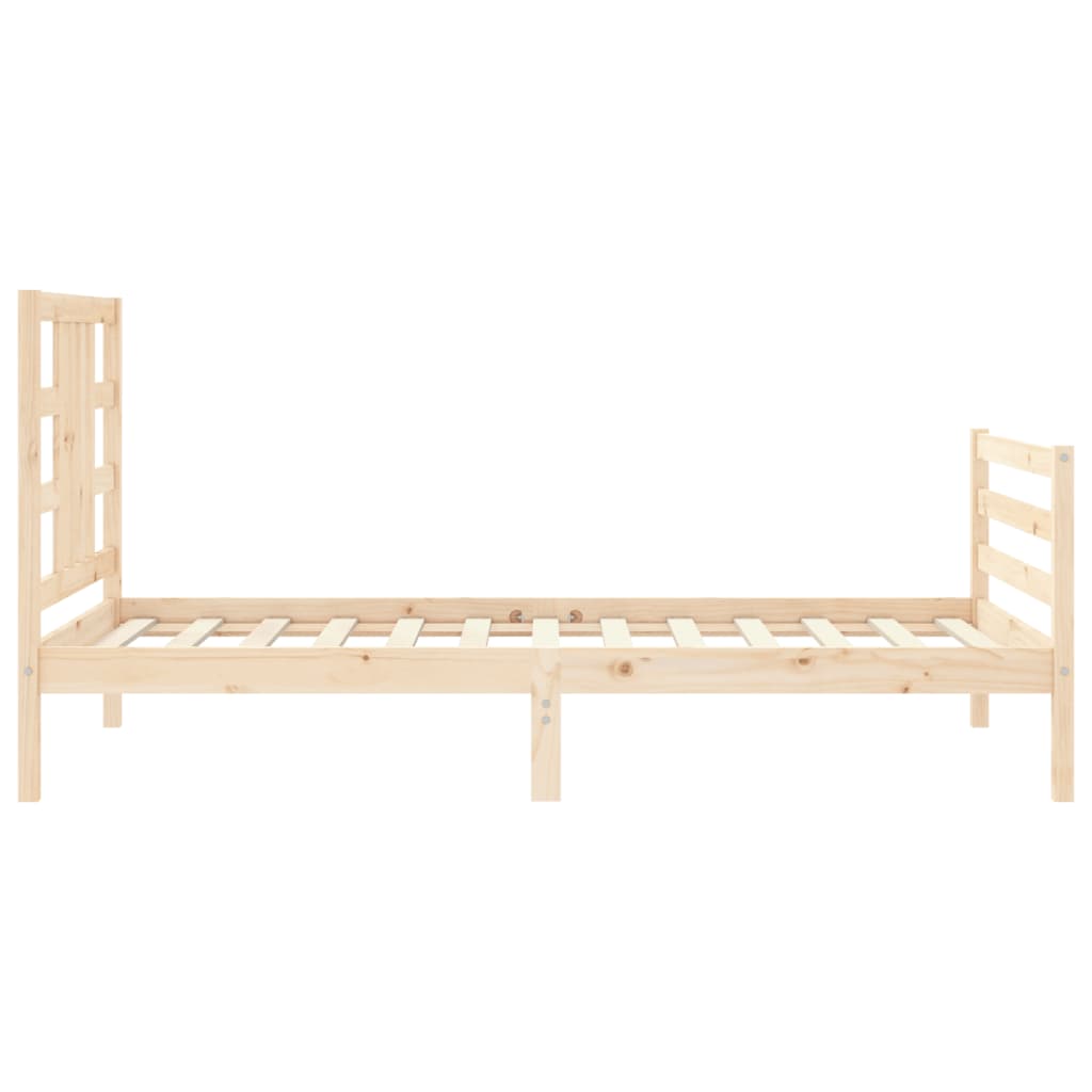 vidaXL Bed Frame without Mattress 90x200 cm Solid Wood Pine