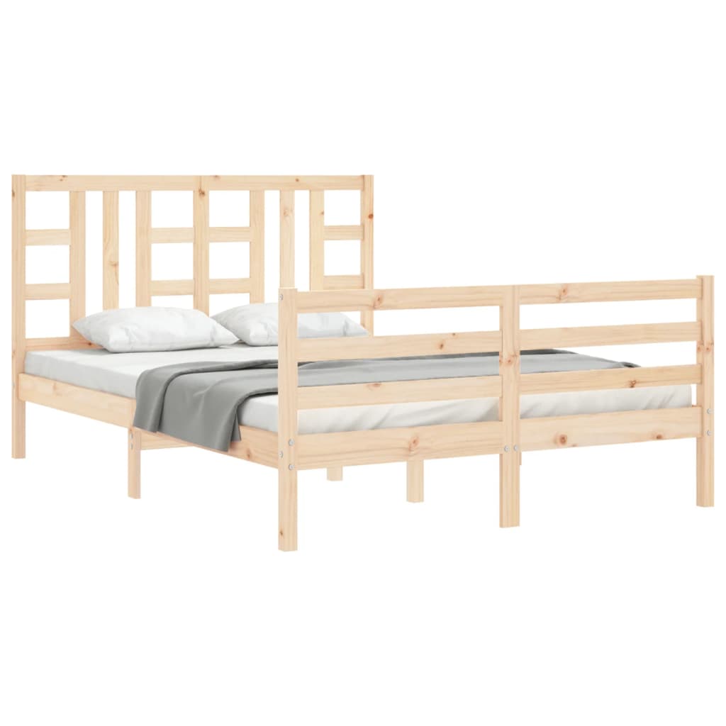 vidaXL Bed Frame without Mattress 160x200 cm Solid Wood