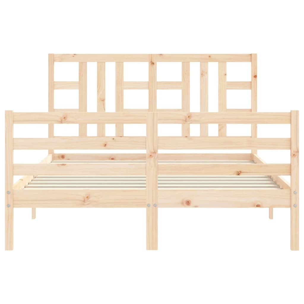 vidaXL Bed Frame without Mattress 160x200 cm Solid Wood