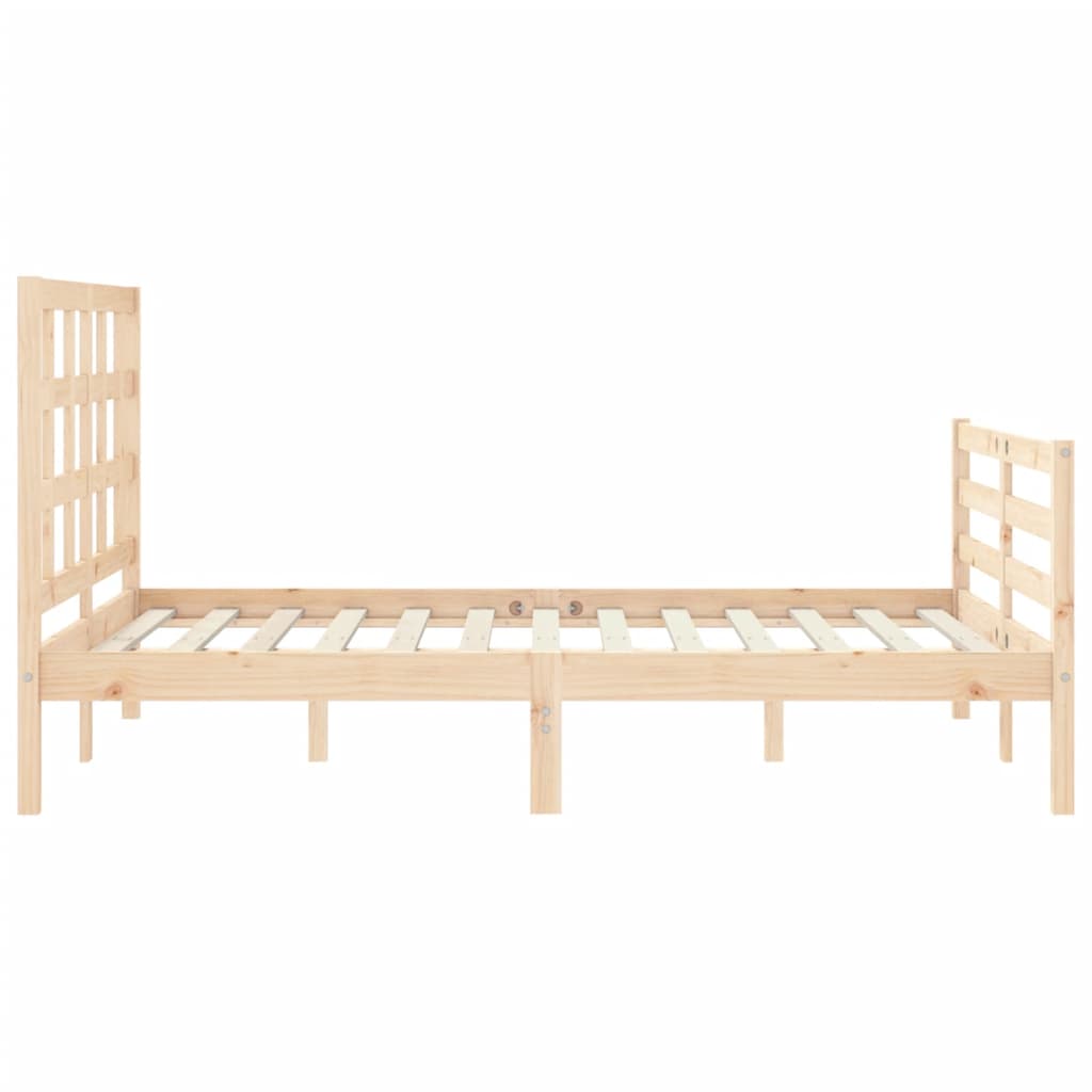 vidaXL Bed Frame without Mattress 120x200 cm Solid Wood