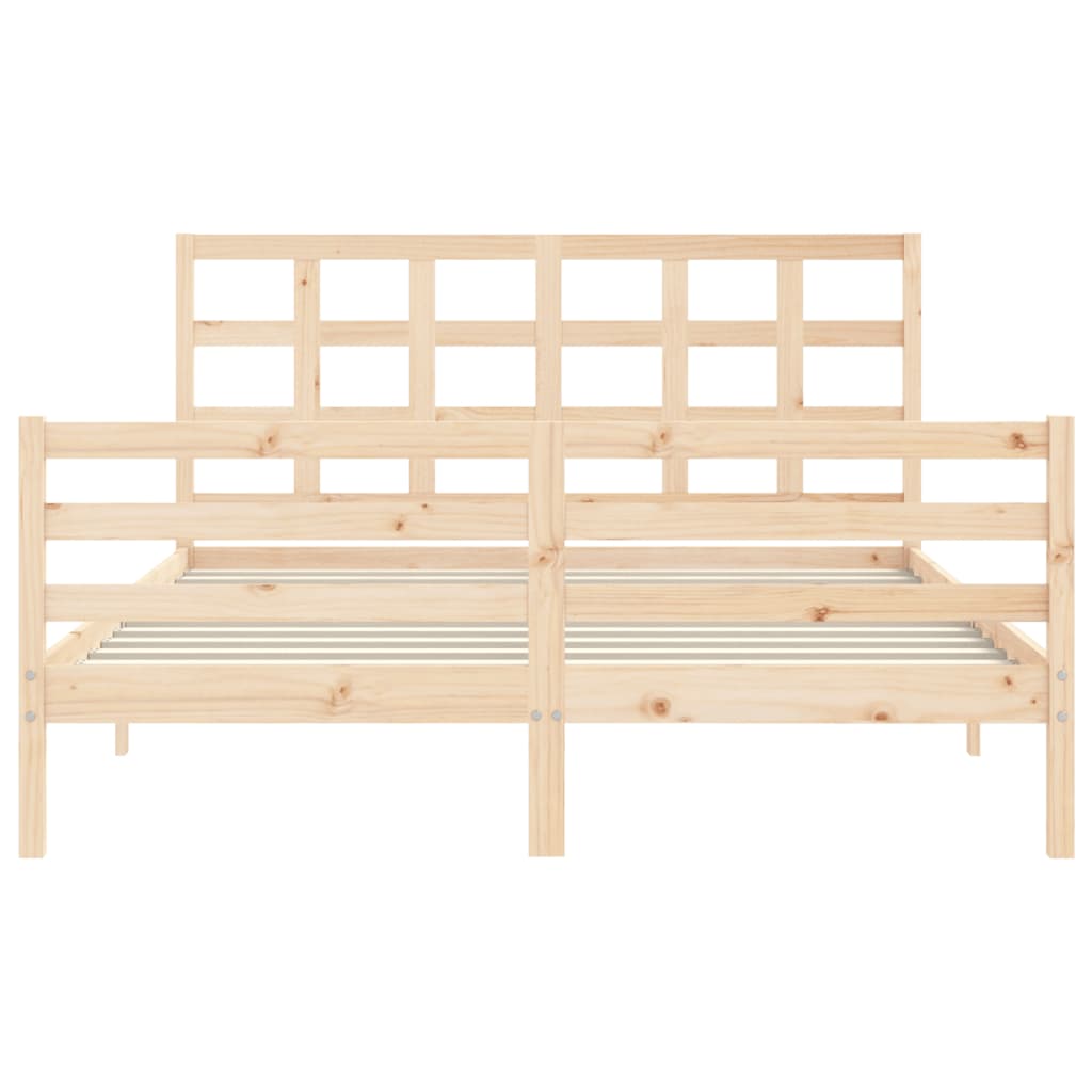 vidaXL Bed Frame without Mattress 160x200 cm Solid Wood