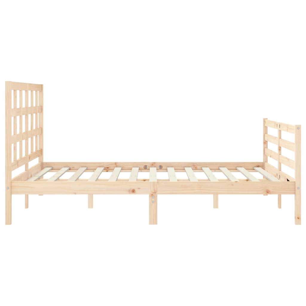 vidaXL Bed Frame without Mattress 160x200 cm Solid Wood