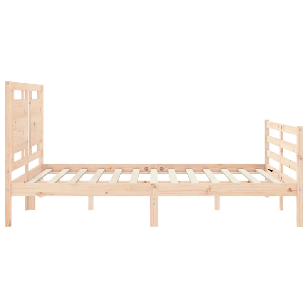 vidaXL Bed Frame without Mattress 160x200 cm Solid Wood