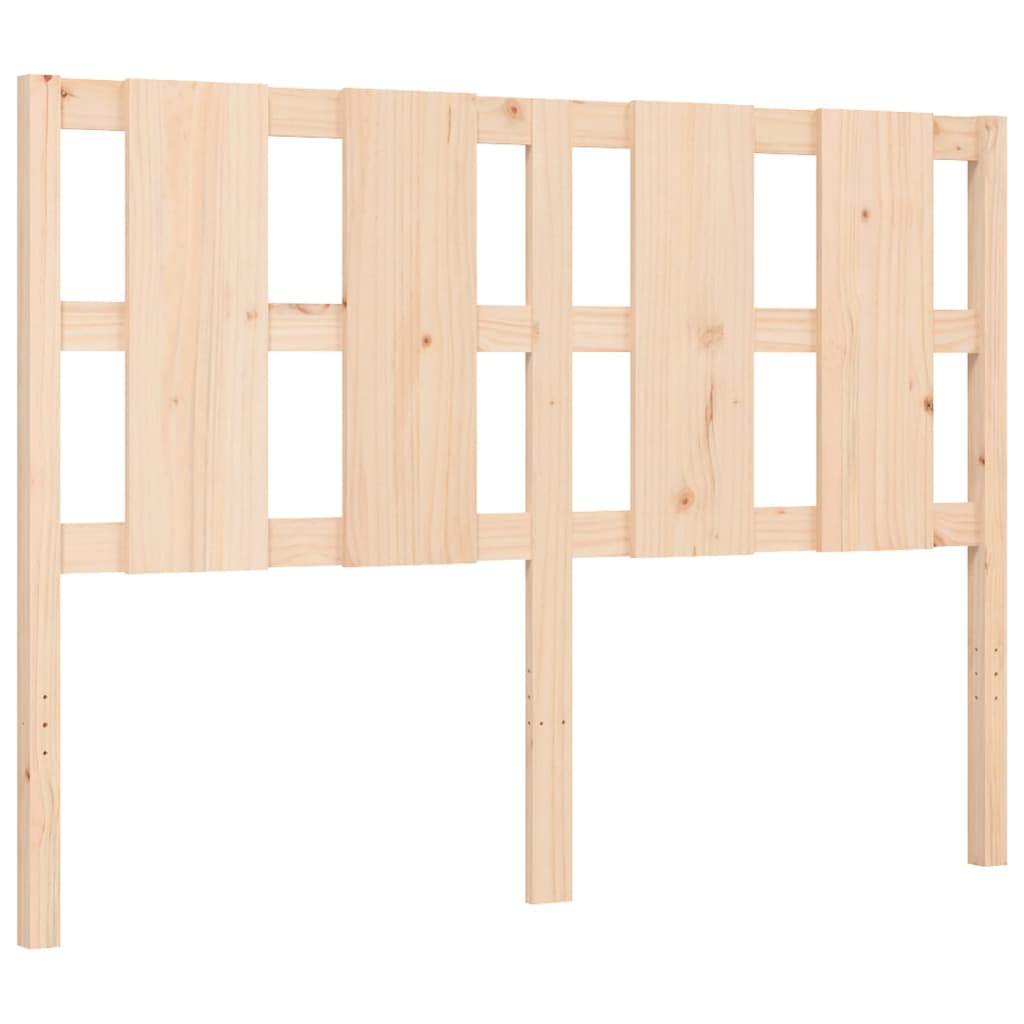 vidaXL Bed Frame without Mattress Double Solid Wood