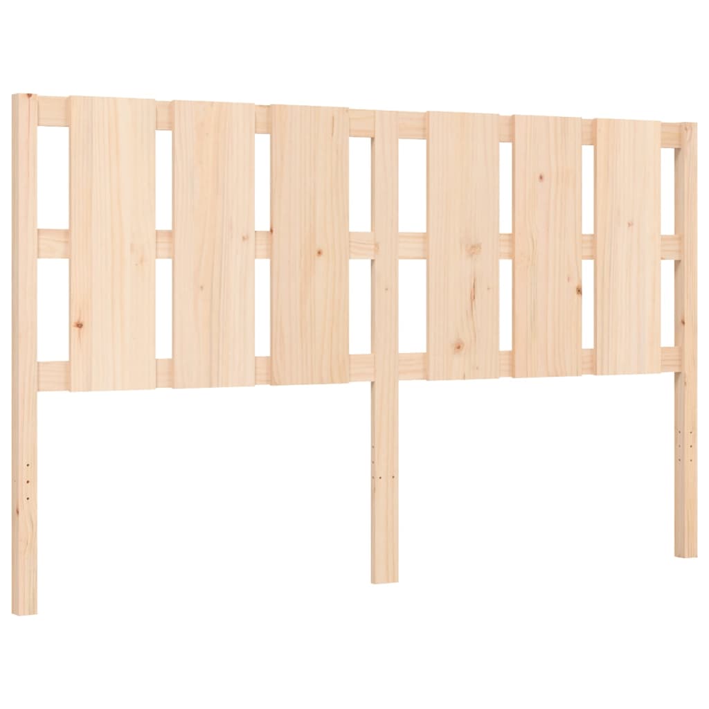 vidaXL Bed Frame without Mattress King Size Solid Wood