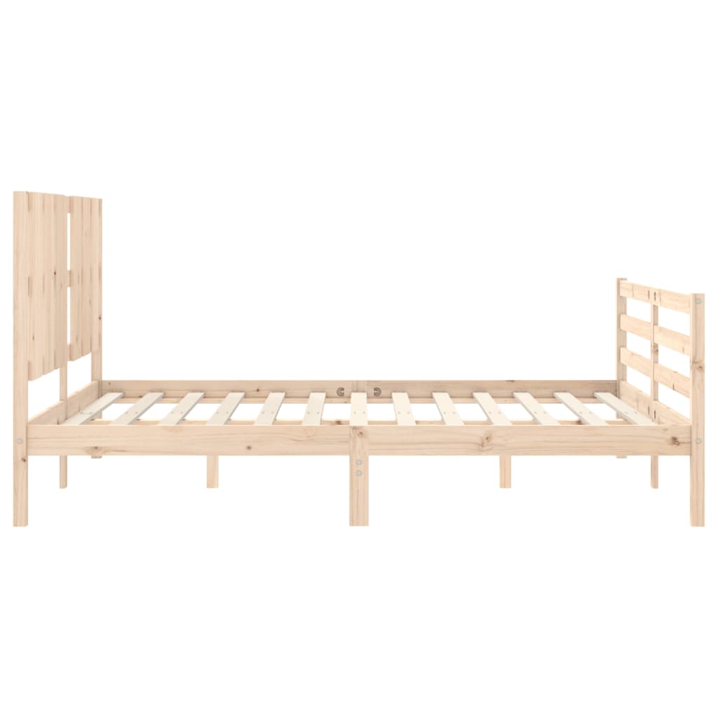 vidaXL Bed Frame without Mattress 160x200 cm Solid Wood