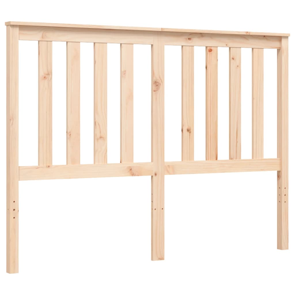 vidaXL Bed Frame without Mattress Double Solid Wood