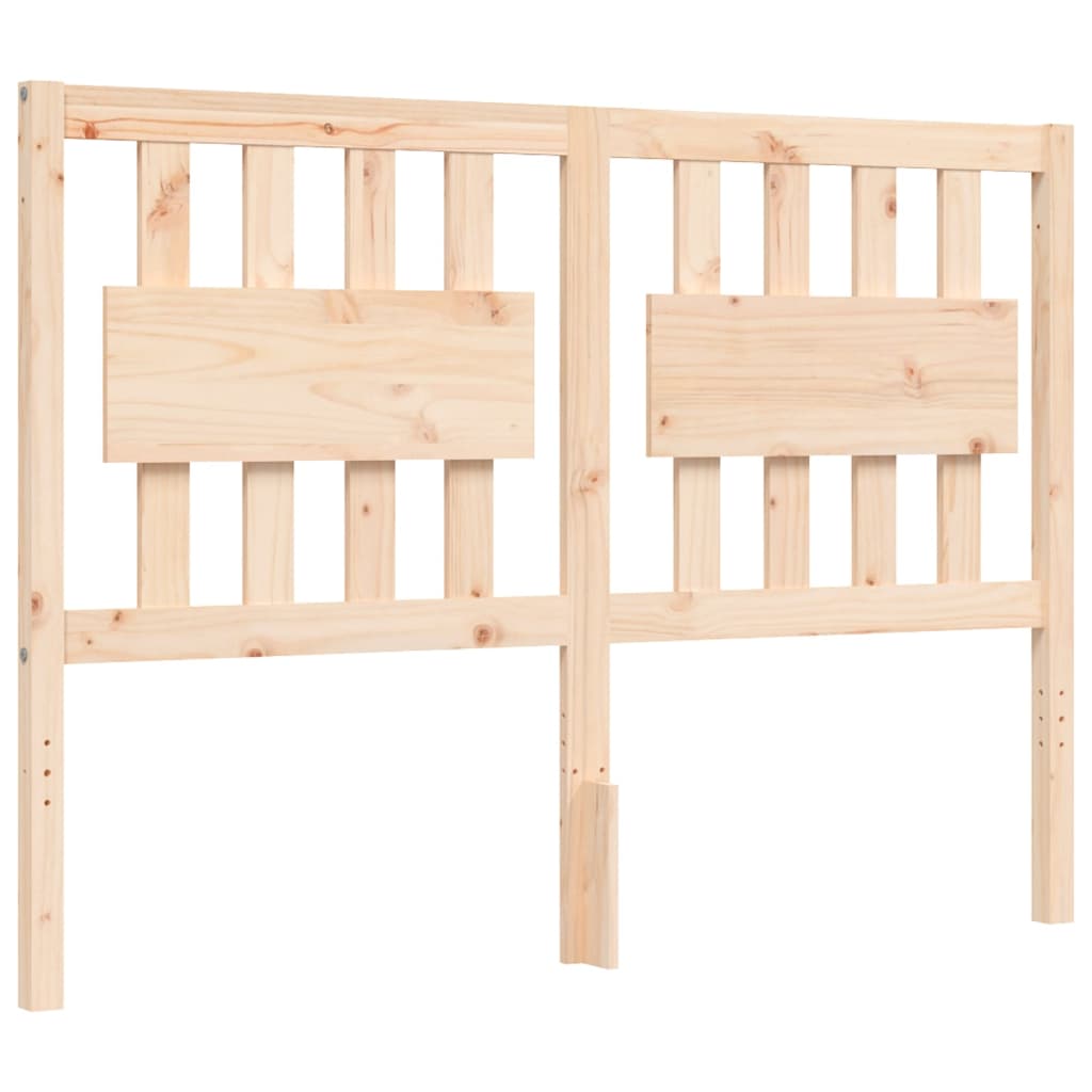 vidaXL Bed Frame without Mattress 140x190 cm Solid Wood