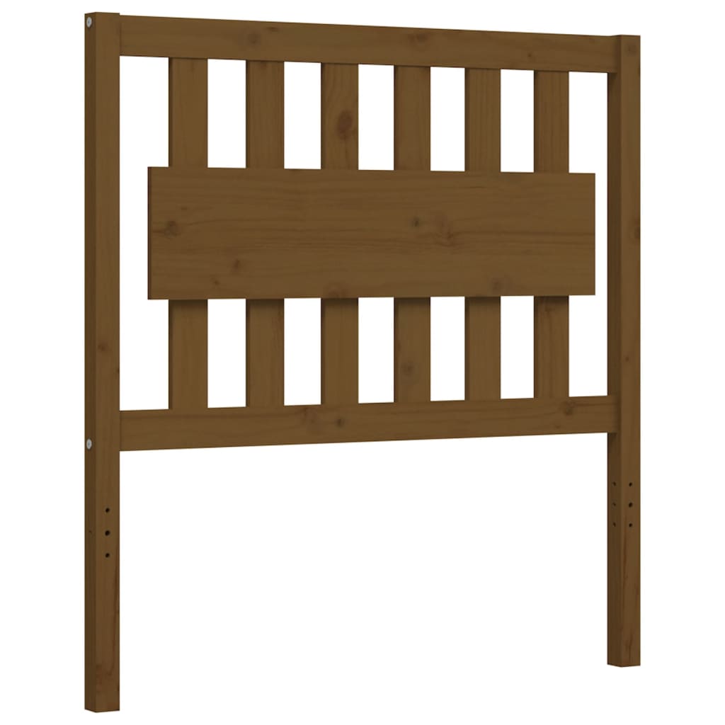 vidaXL Bed Frame without Mattress Honey Brown 90x200 cm Solid Wood