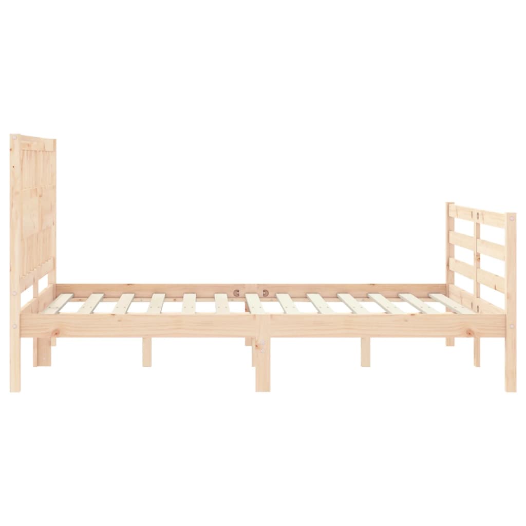 vidaXL Bed Frame without Mattress 120x200 cm Solid Wood