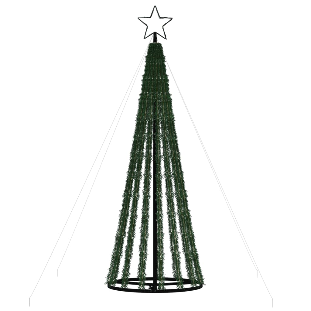 vidaXL LED Christmas Tree 275 LEDs Colourful 180 cm