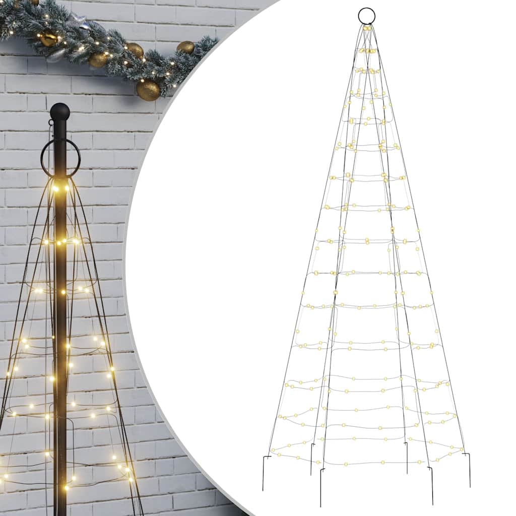 LED Christmas Tree 200 LEDs Warm White 180 cm