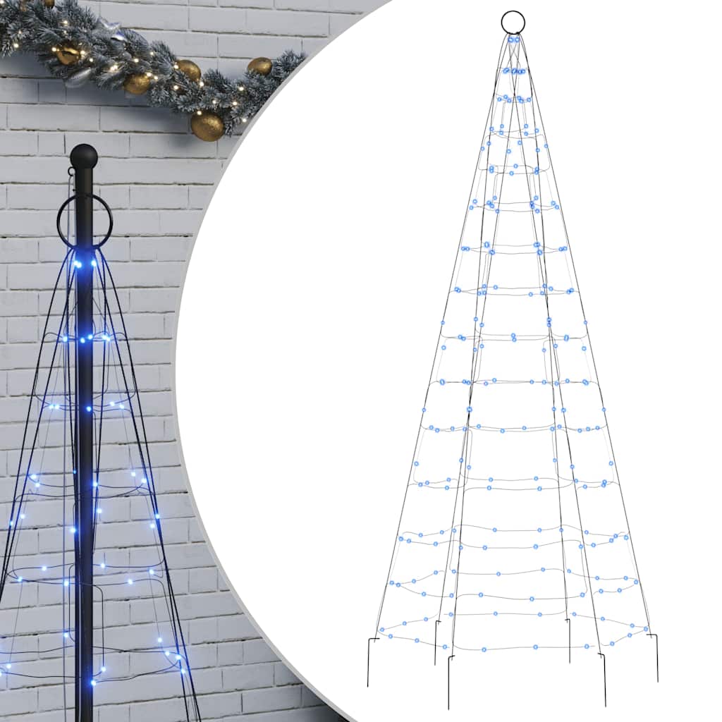 LED Christmas Tree 200 LEDs Blue 180 cm