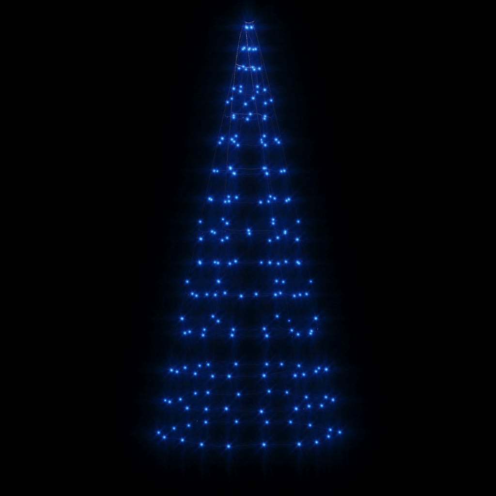LED Christmas Tree 200 LEDs Blue 180 cm