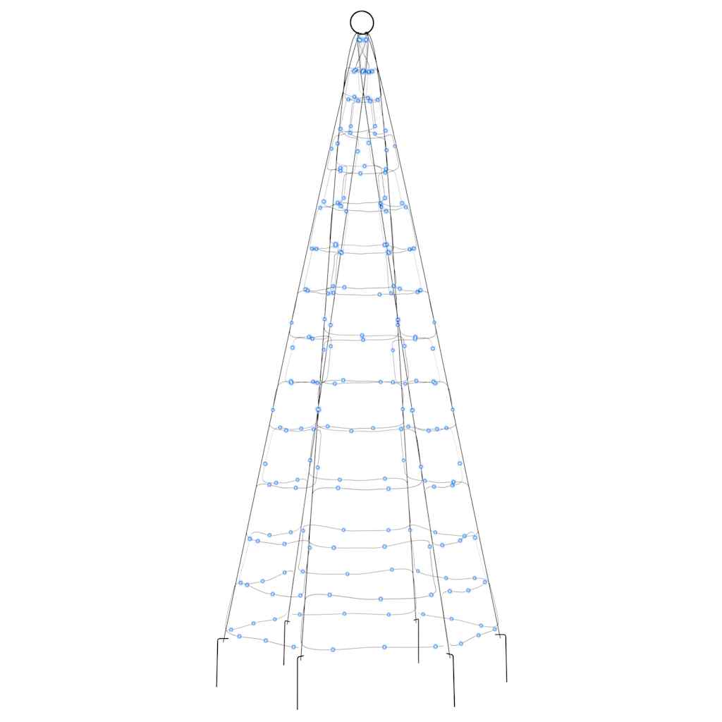 LED Christmas Tree 200 LEDs Blue 180 cm