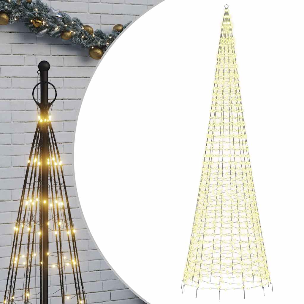 LED Christmas Tree 1534 LEDs Warm White 500 cm