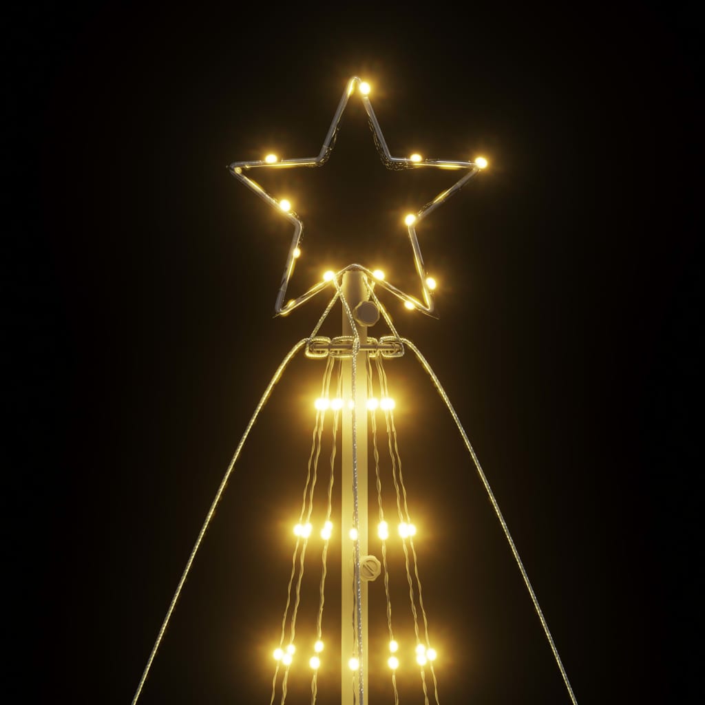 LED Christmas Tree 1554 LEDs Warm White 500 cm