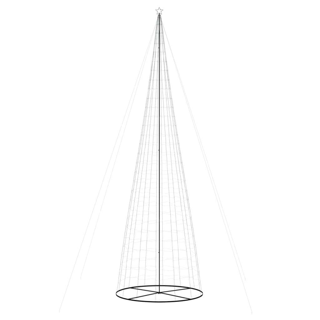 vidaXL Christmas Tree Light Cone 3020 LEDs Warm White 800 cm