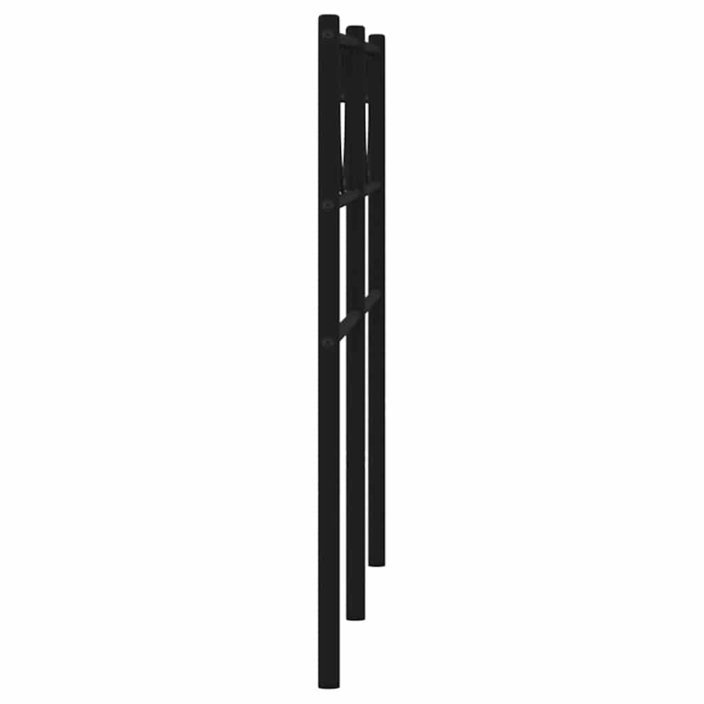 Metal Replace Headboard Black 160 cm