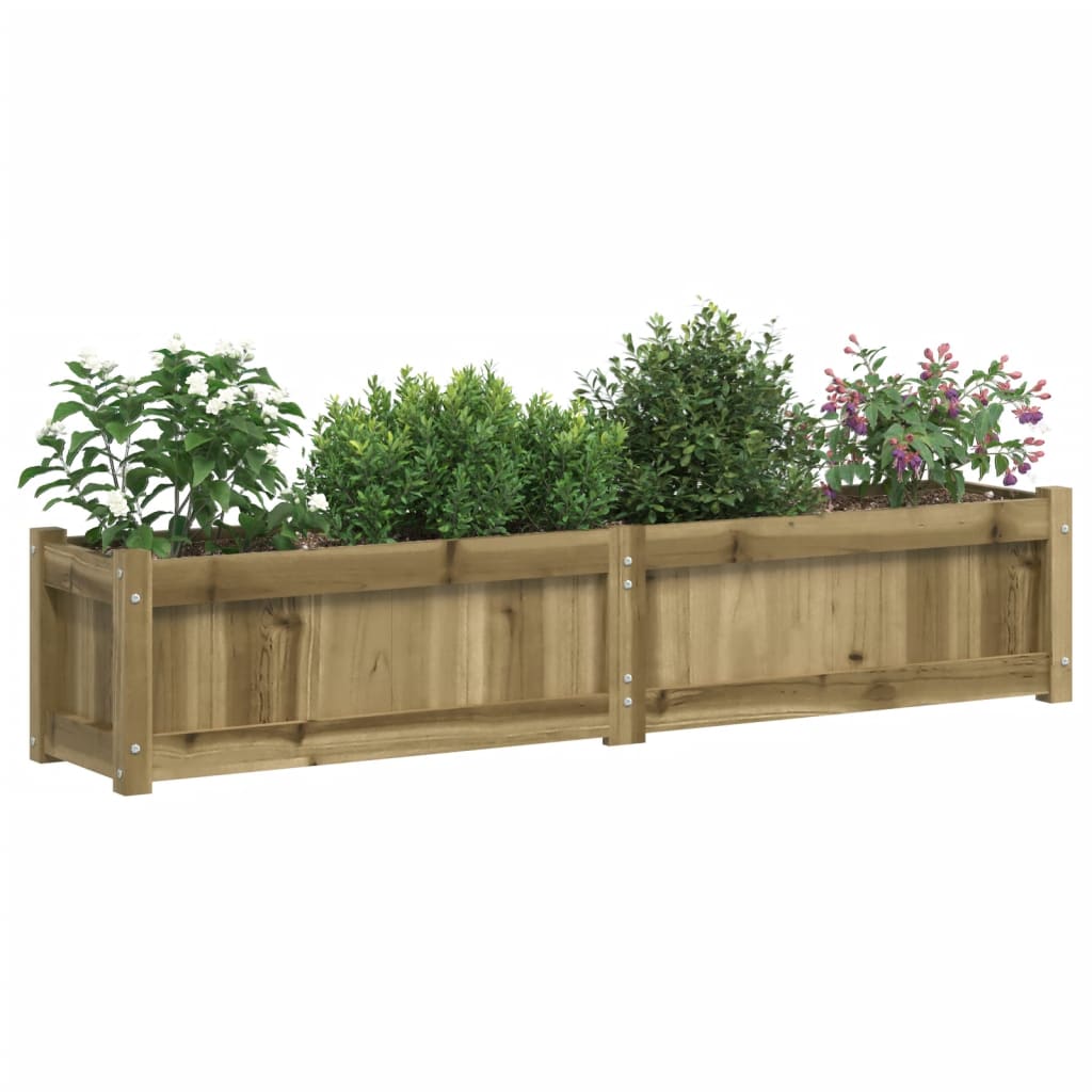 vidaXL Garden Planters 2 pcs Impregnated Wood Pine