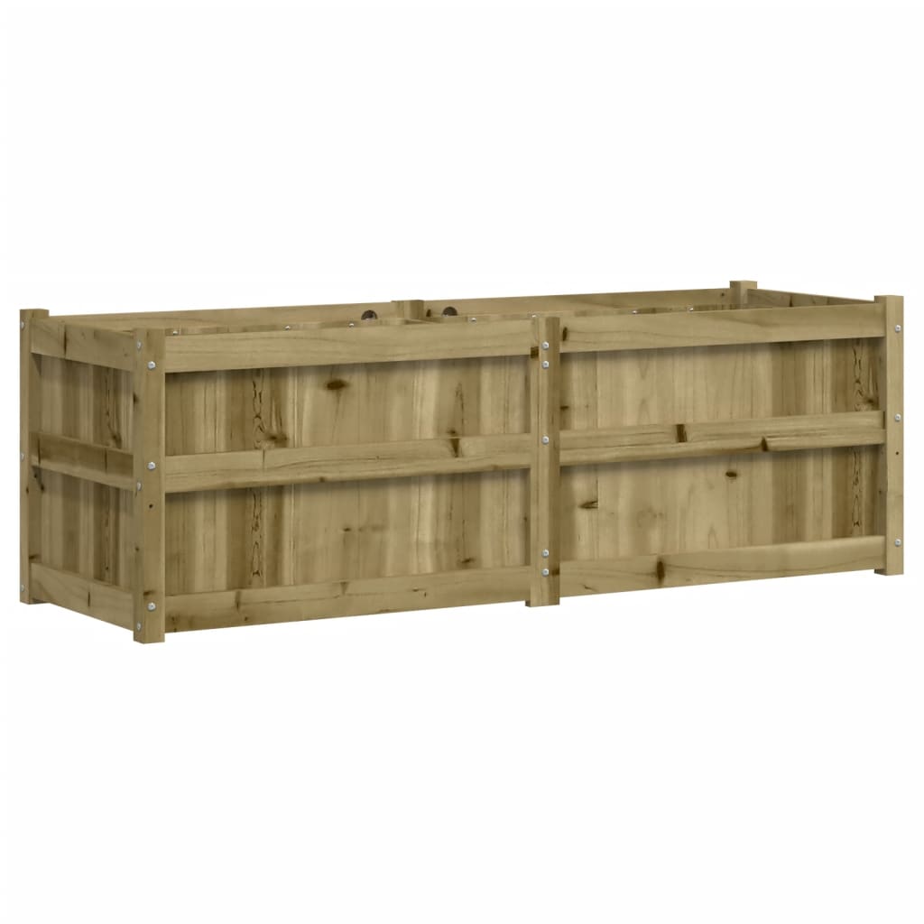 vidaXL Garden Planter 150x50x50 cm Impregnated Wood Pine