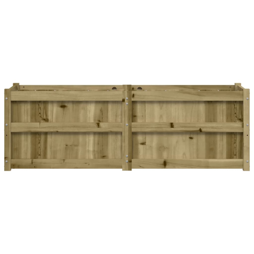 vidaXL Garden Planter 150x50x50 cm Impregnated Wood Pine