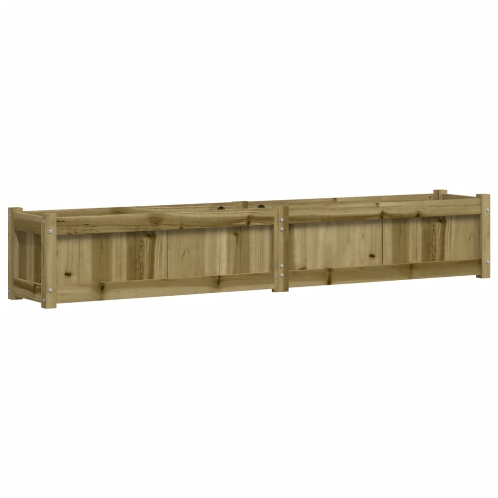 vidaXL Garden Planter 180x31x31 cm Impregnated Wood Pine