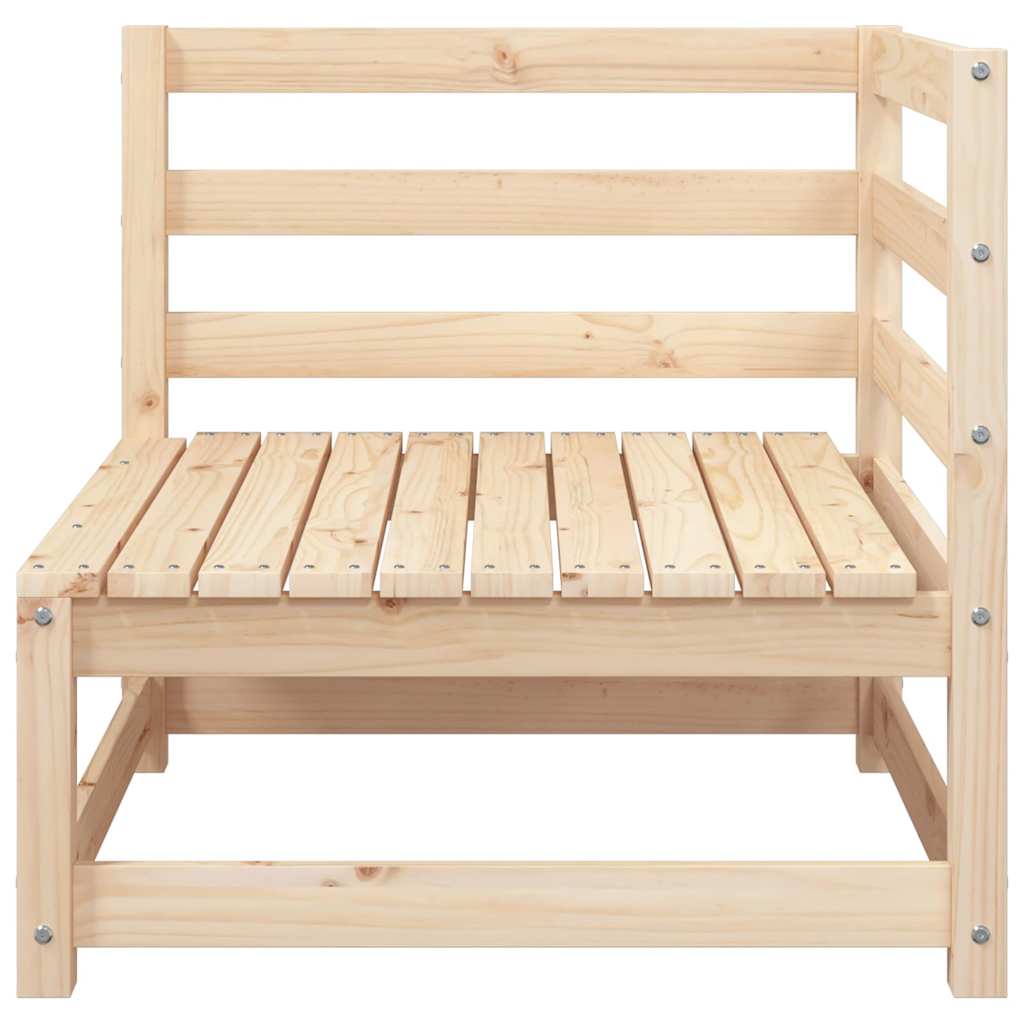 Garden Sofa | Pine Wood Colour | Solid Pine Wood | 70x70 |  Modular