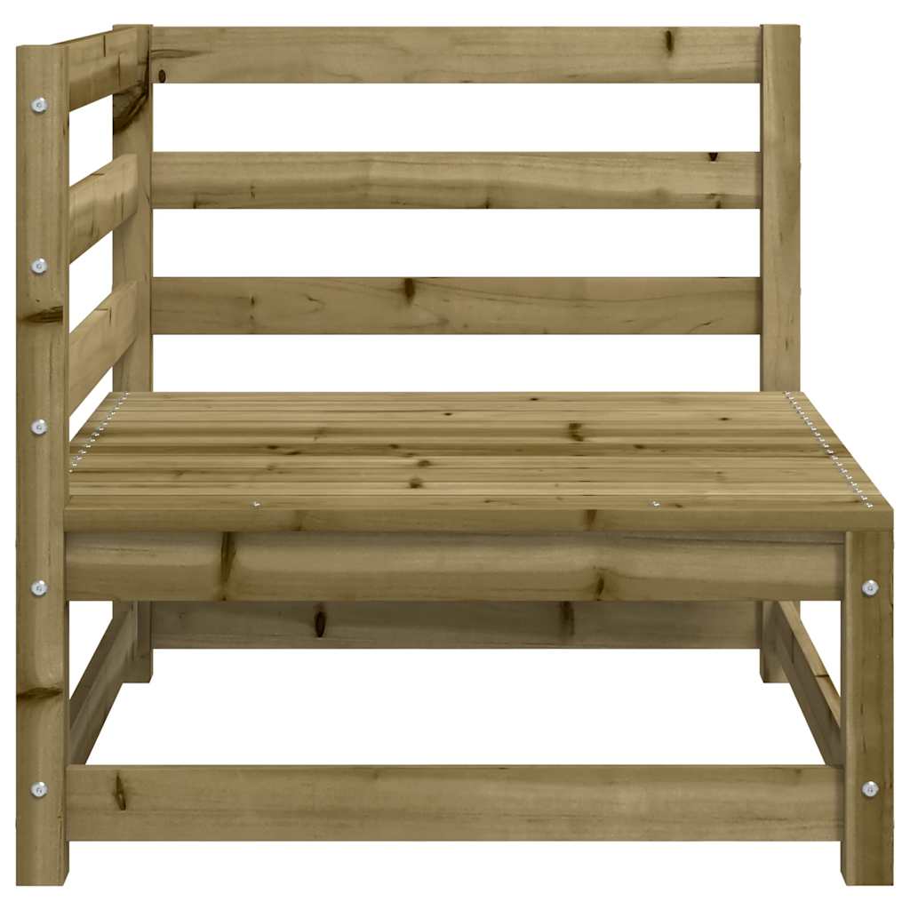Garden Sofa | Natural Wood | Impregnated Pine Wood | Standard | Modular
