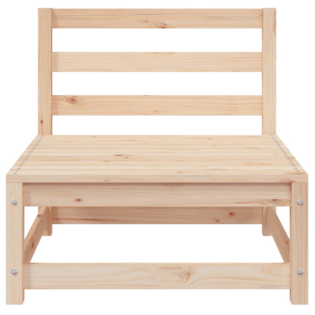 Garden Sofa | Natural Pine | Solid Pine Wood | Single Unit | Modular