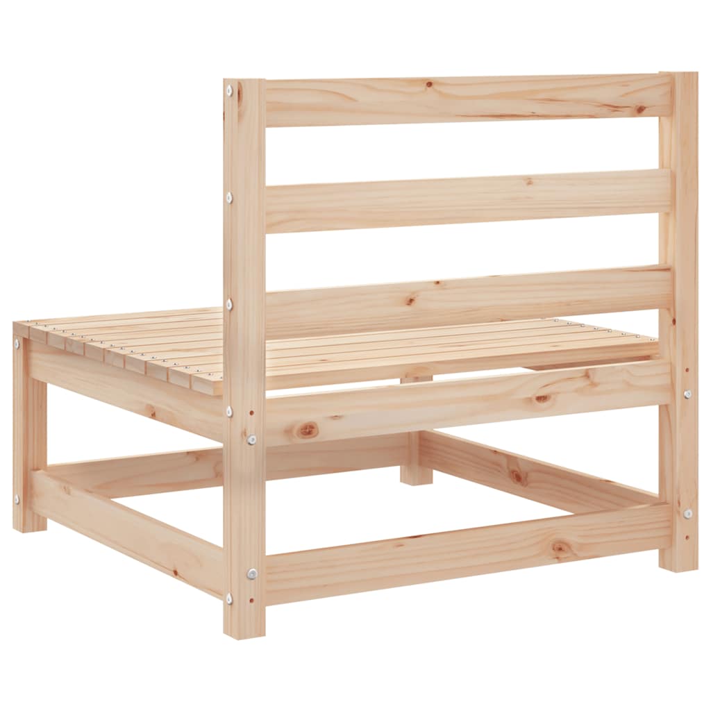 Garden Sofa | Natural Pine | Solid Pine Wood | Single Unit | Modular