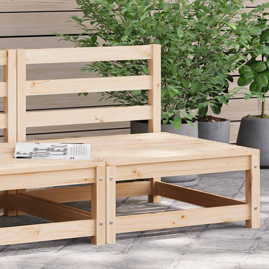 Garden Sofa | Natural Pine | Solid Pine Wood | Single Unit | Modular