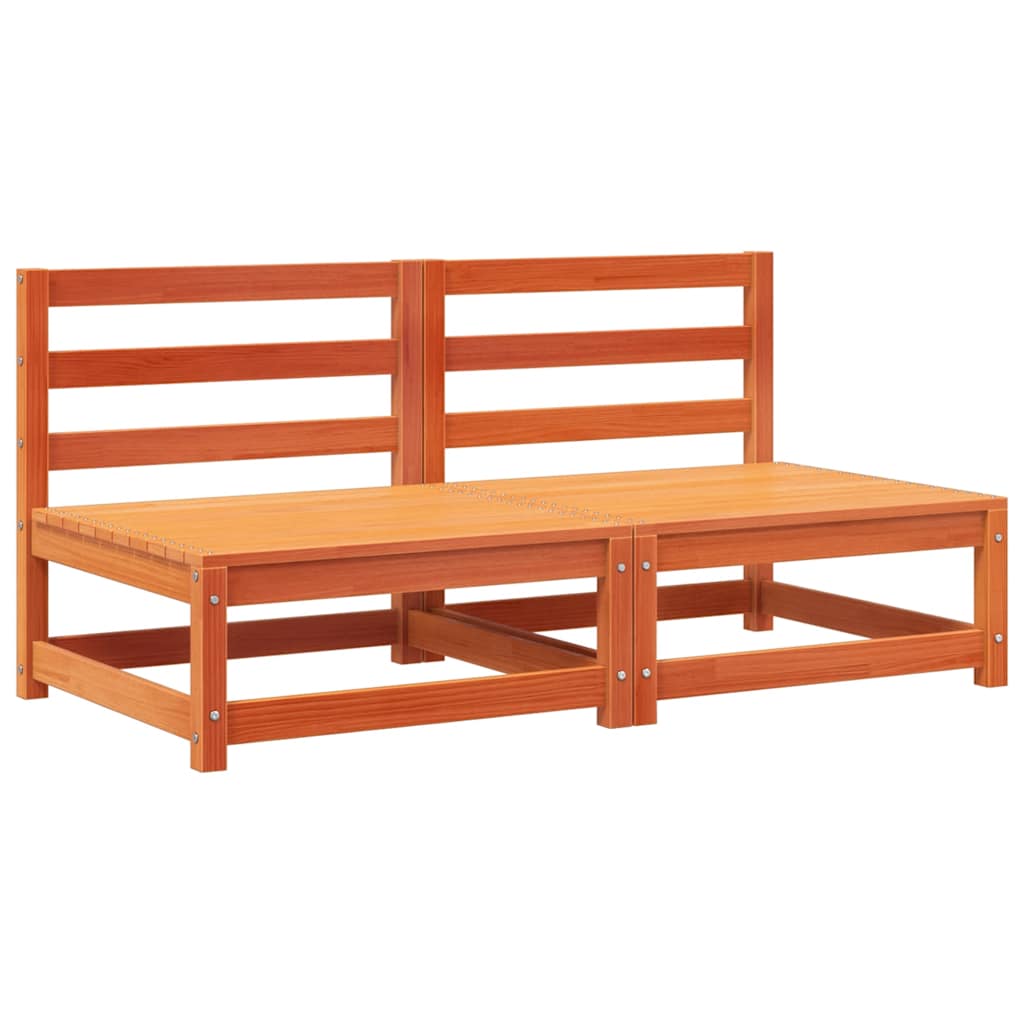 Garden Sofa | Wax Brown | Solid pine wood | Medium | Modular
